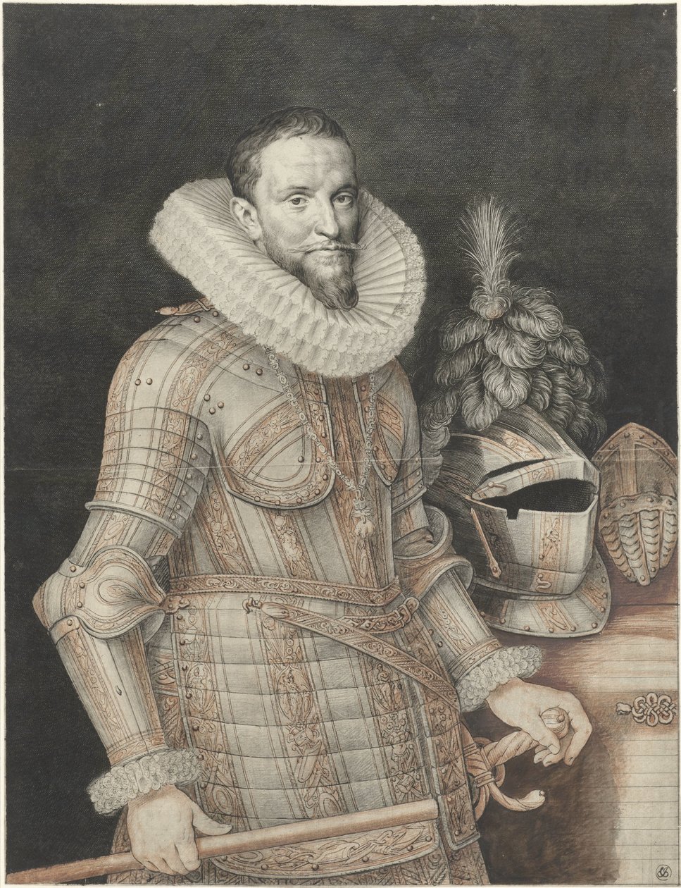 Portrét van Ambrogio Spinola od Jan Harmensz. Muller