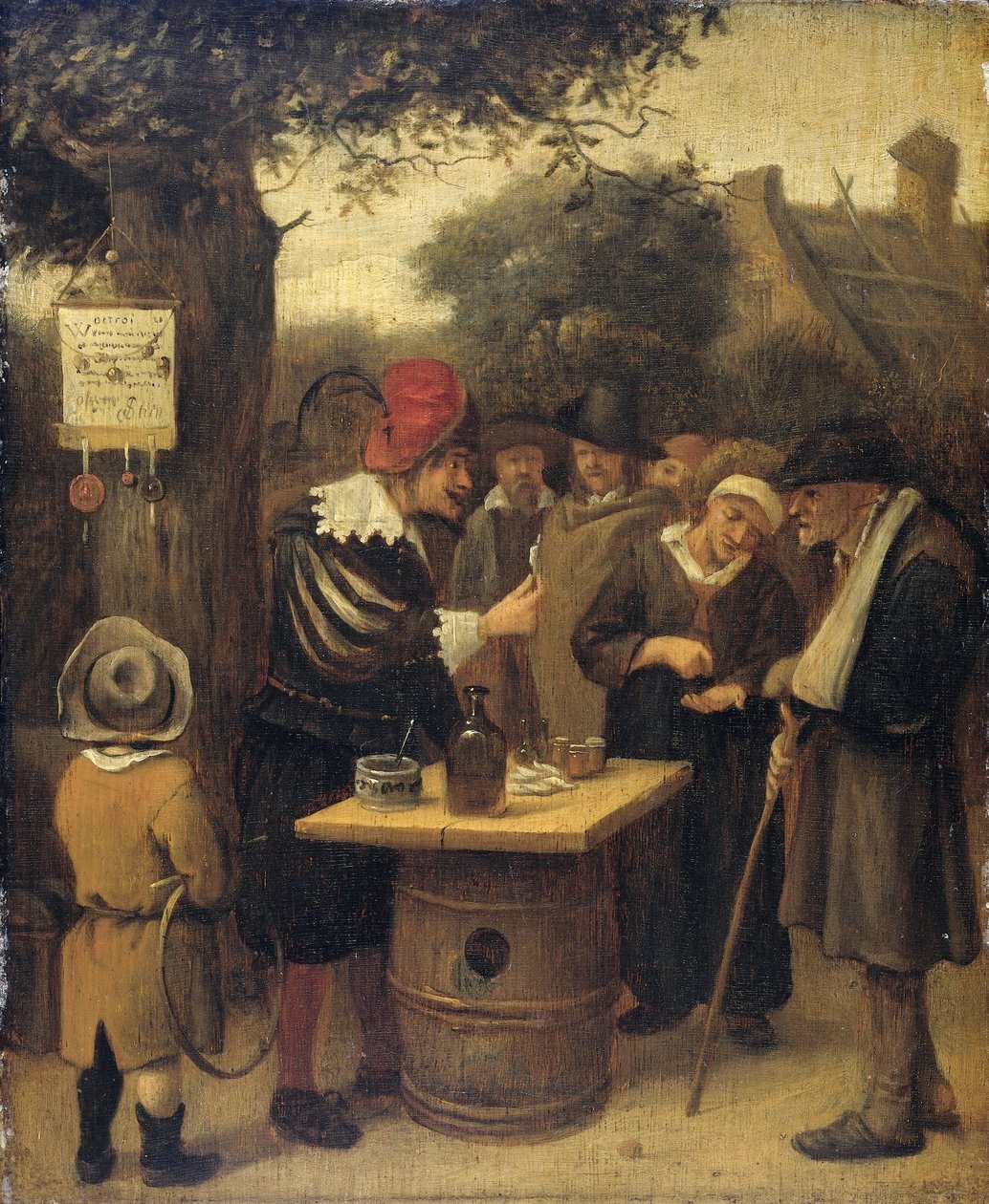 Ten šarlatán od Jan Havicksz. Steen (attributed to)