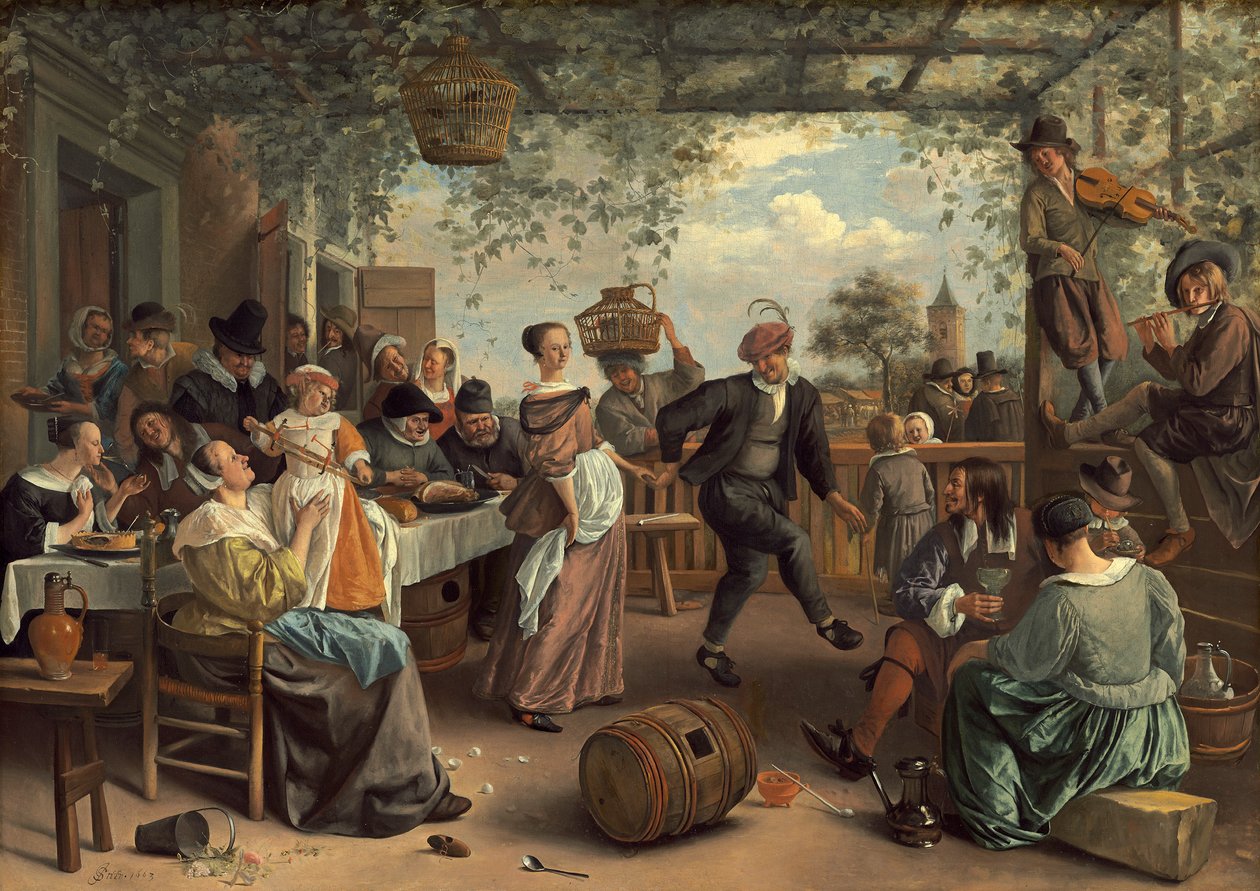 Taneční pár od Jan Havicksz. Steen
