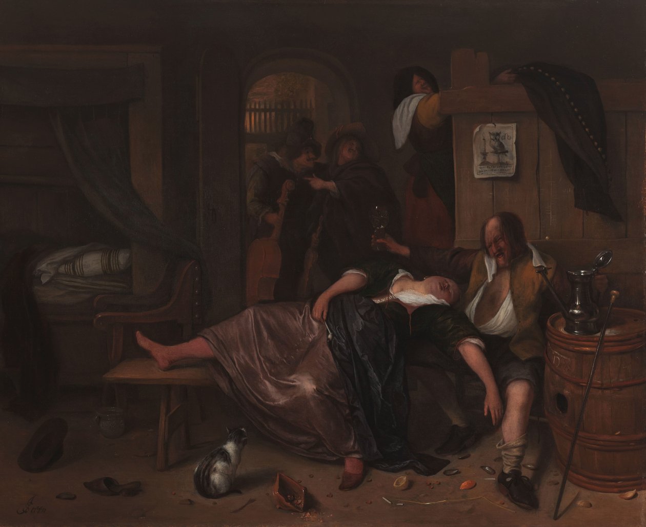 Opilý pár Opilý pár od Jan Havicksz. Steen