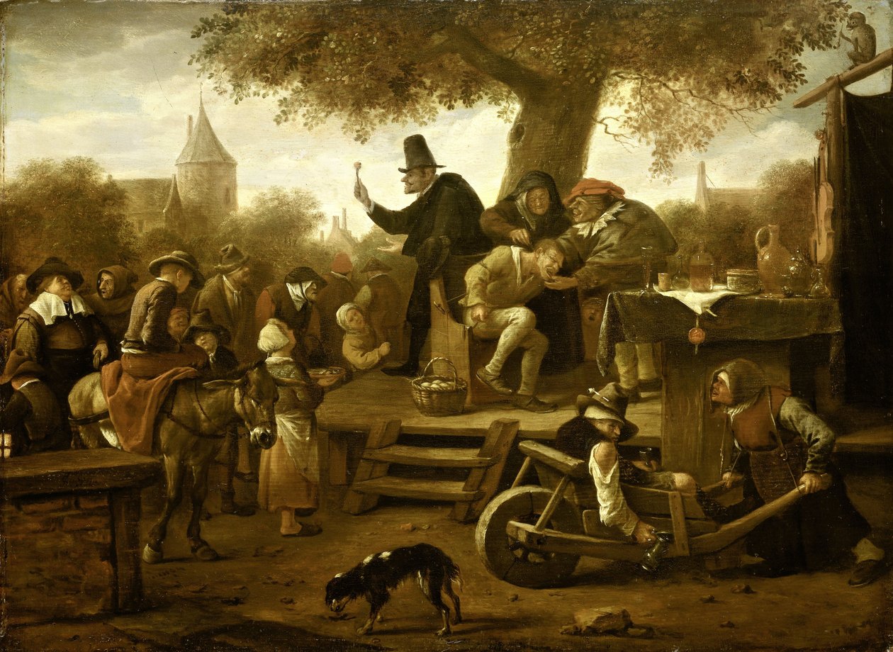 Ten šarlatán od Jan Havicksz. Steen