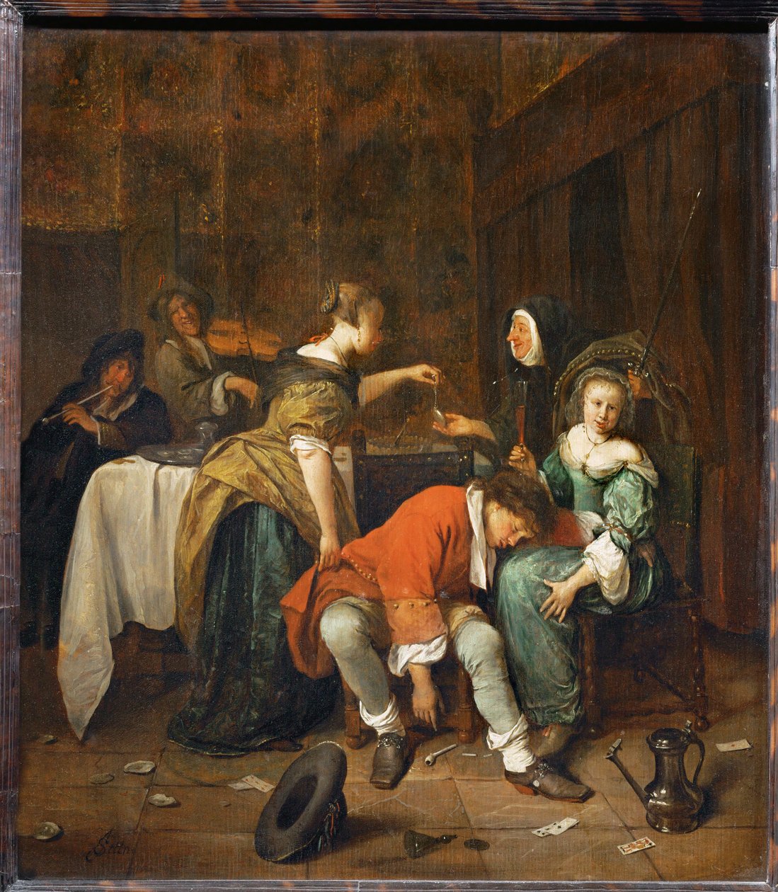 Hříšná společnost ... od Jan Havicksz. Steen