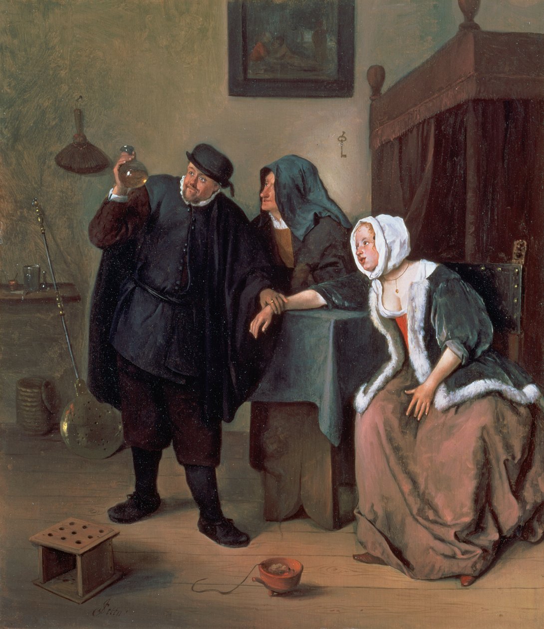Návštěva lékaře od Jan Havickszoon Steen