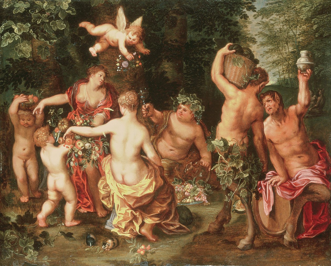 Alegorie hojnosti od Jan II Brueghel