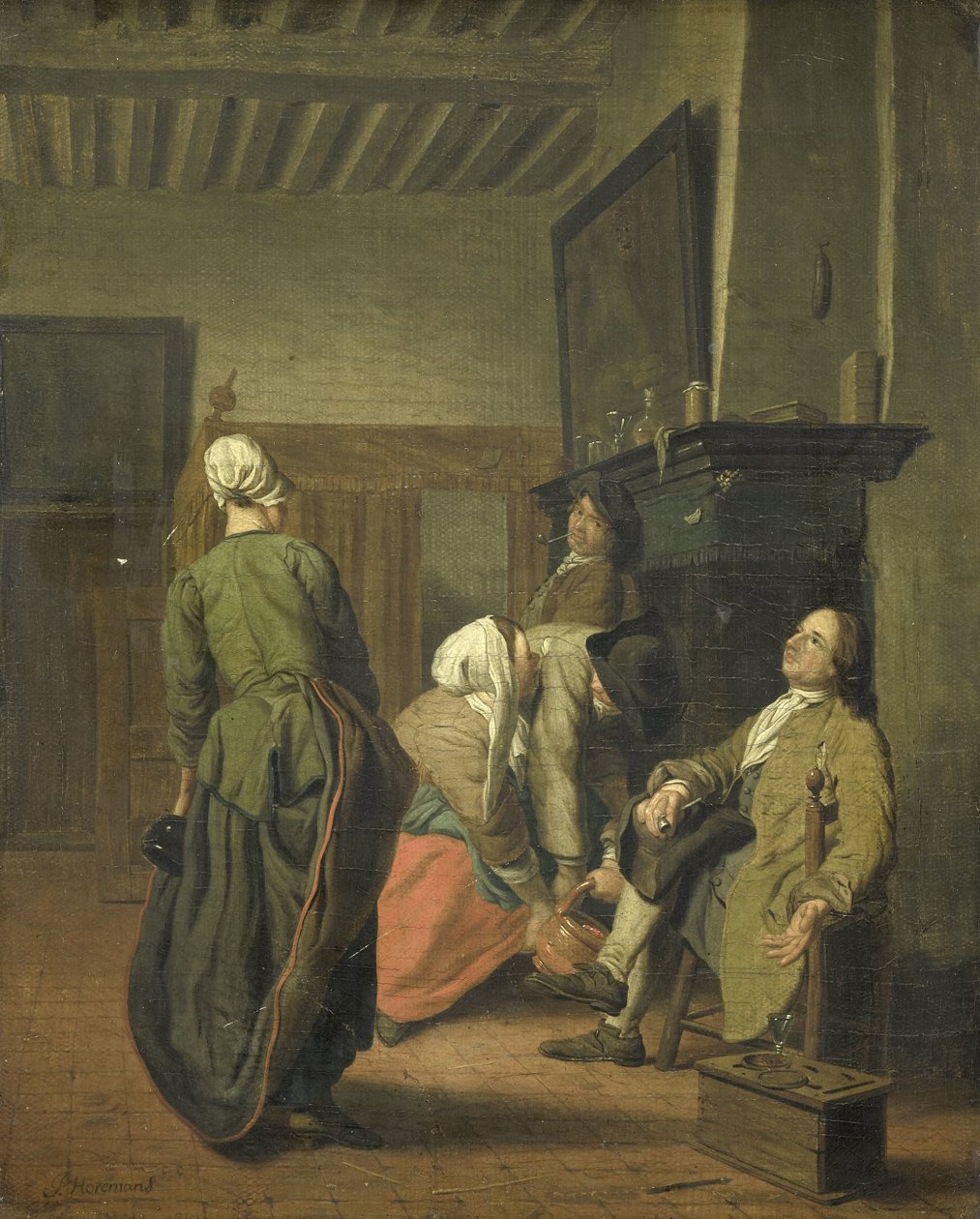 Veselá společnost od Jan Josef Horemans (II)