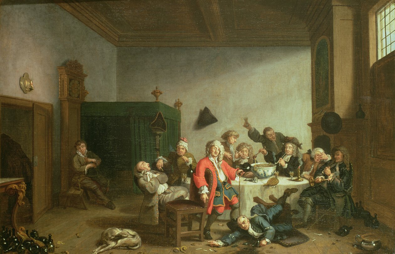 Veselá párty od Jan Josef the Younger Horemans