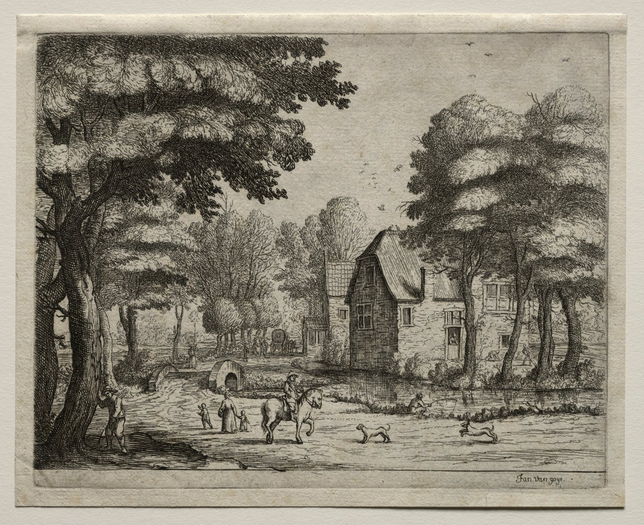 Kamenný most. od Jan Josephsz van Goyen