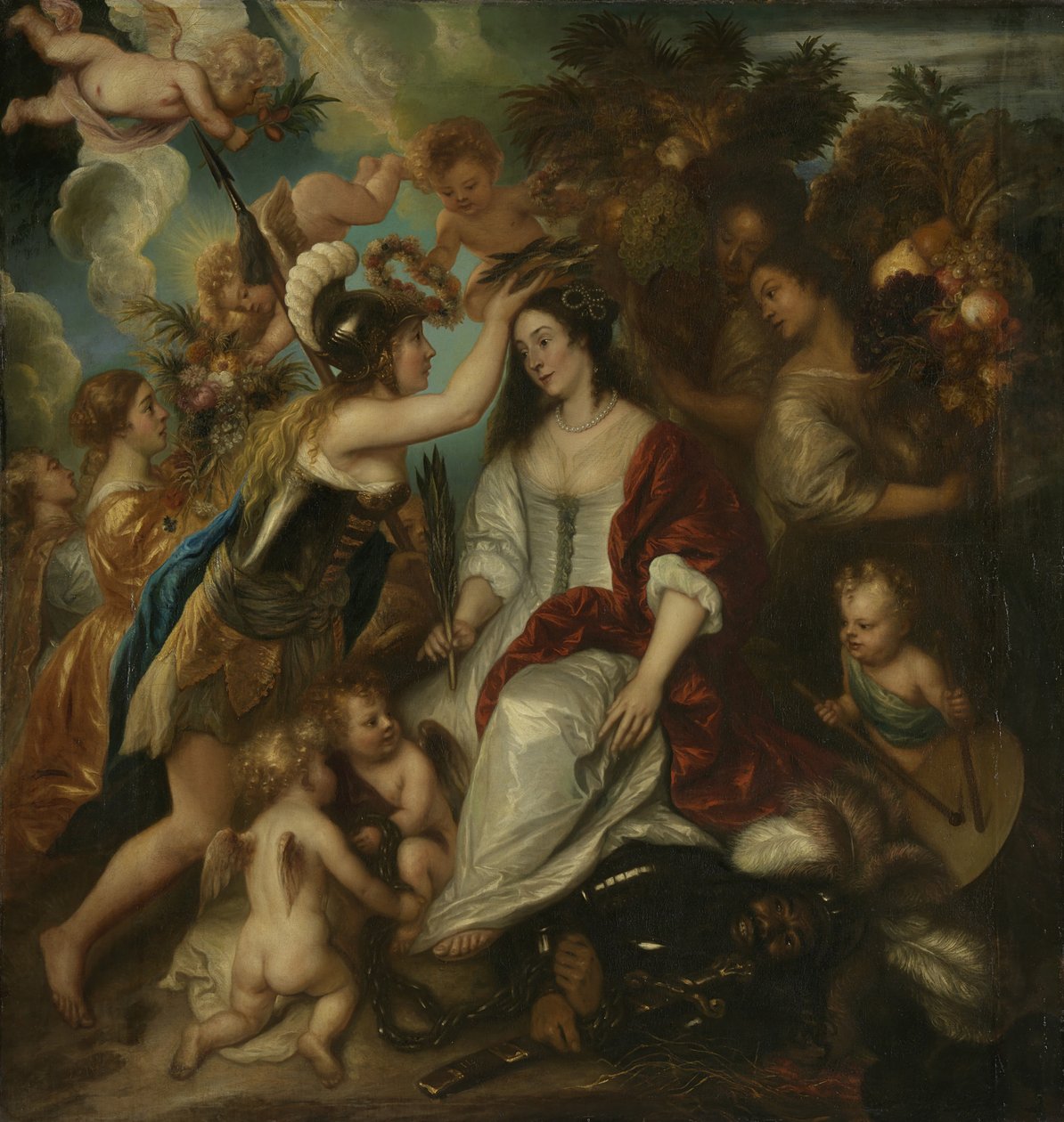 Alegorie míru, 1652 od Jan Lievens