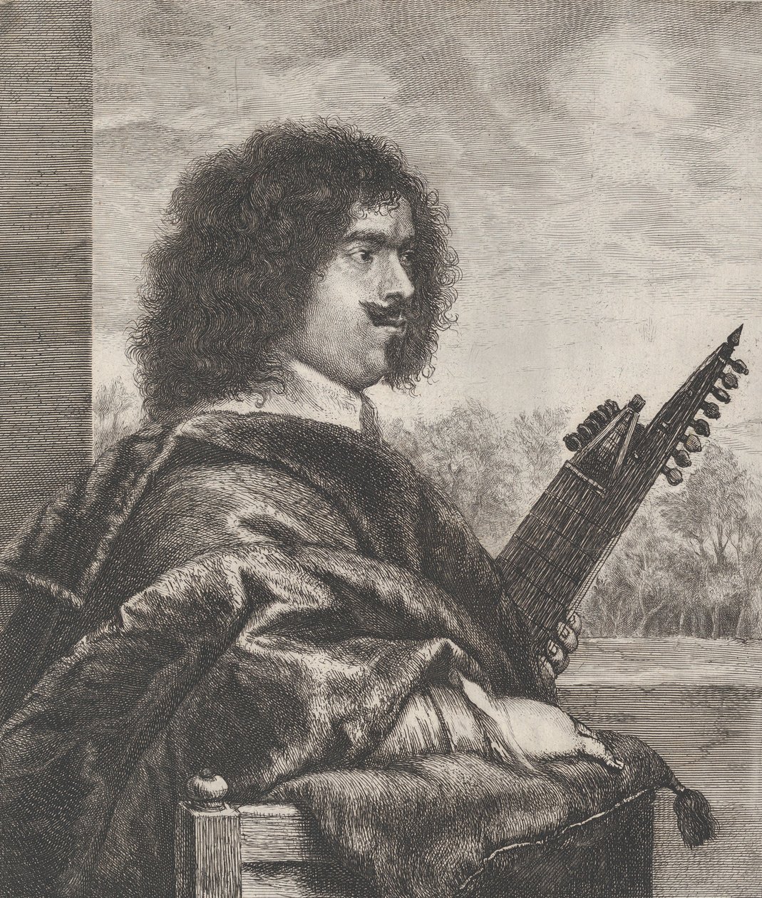 Jacques Gaultier, 17. století. od Jan Lievens