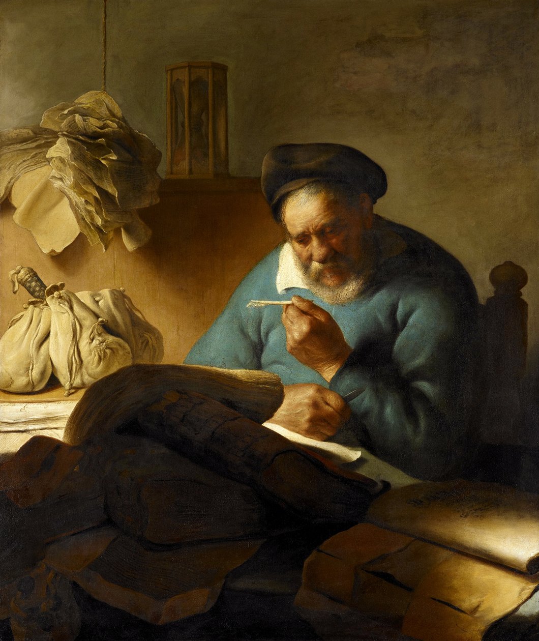 The Quill-Cutter, 1627 od Jan Lievens