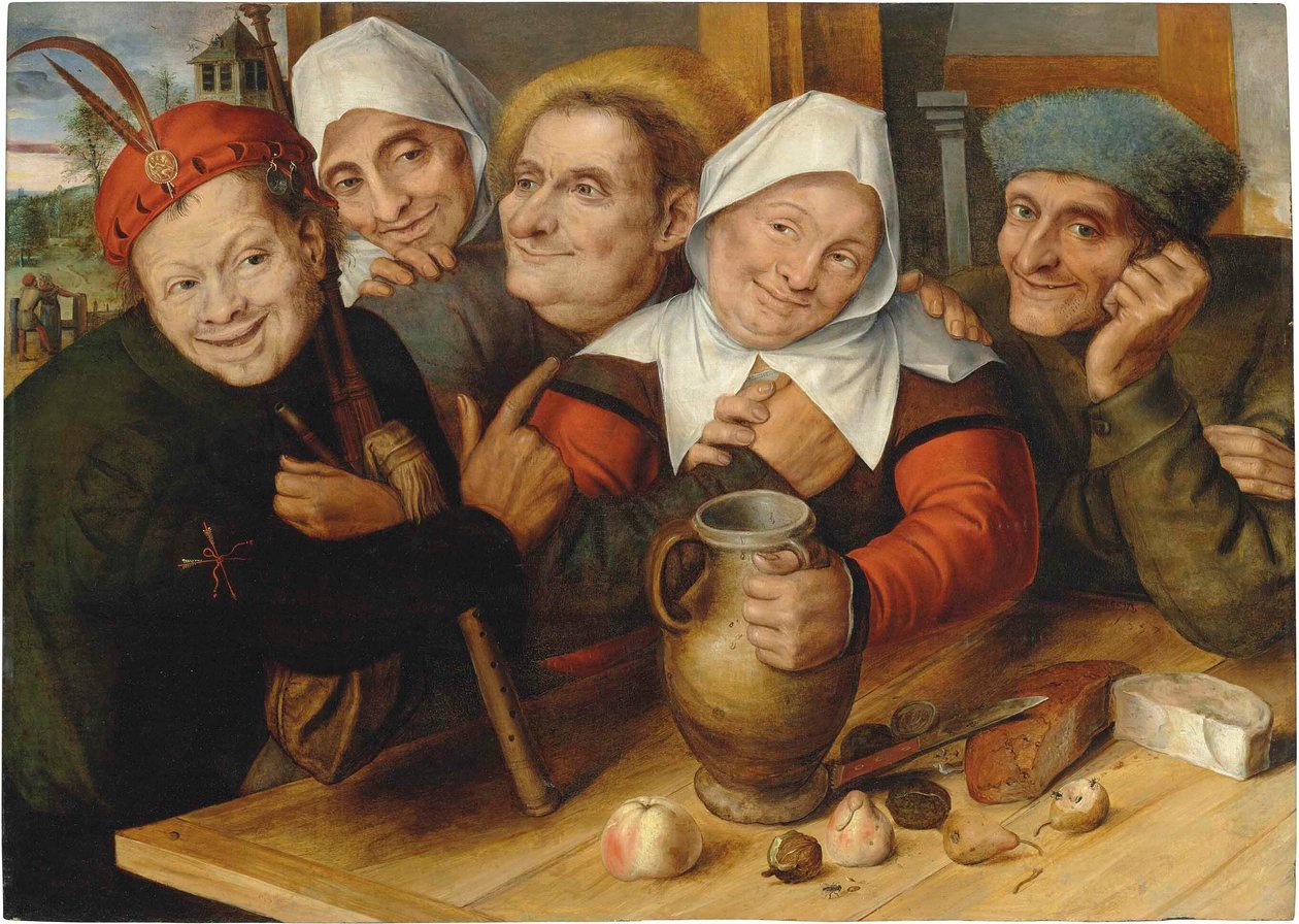 Veselá společnost od Jan Matsys