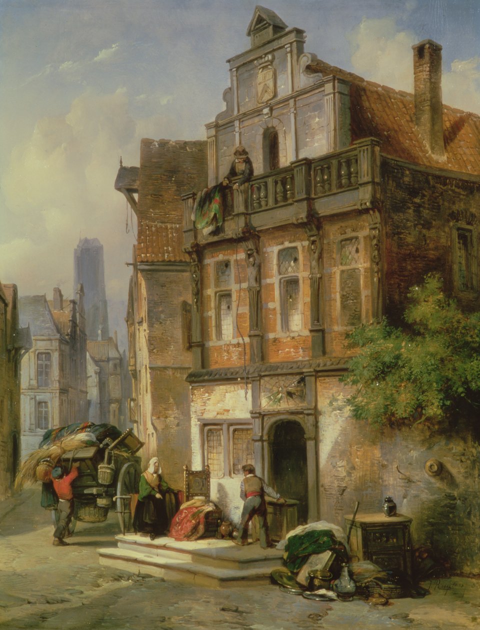 Nastěhování, 1837 od Jan Michiel Ruyten