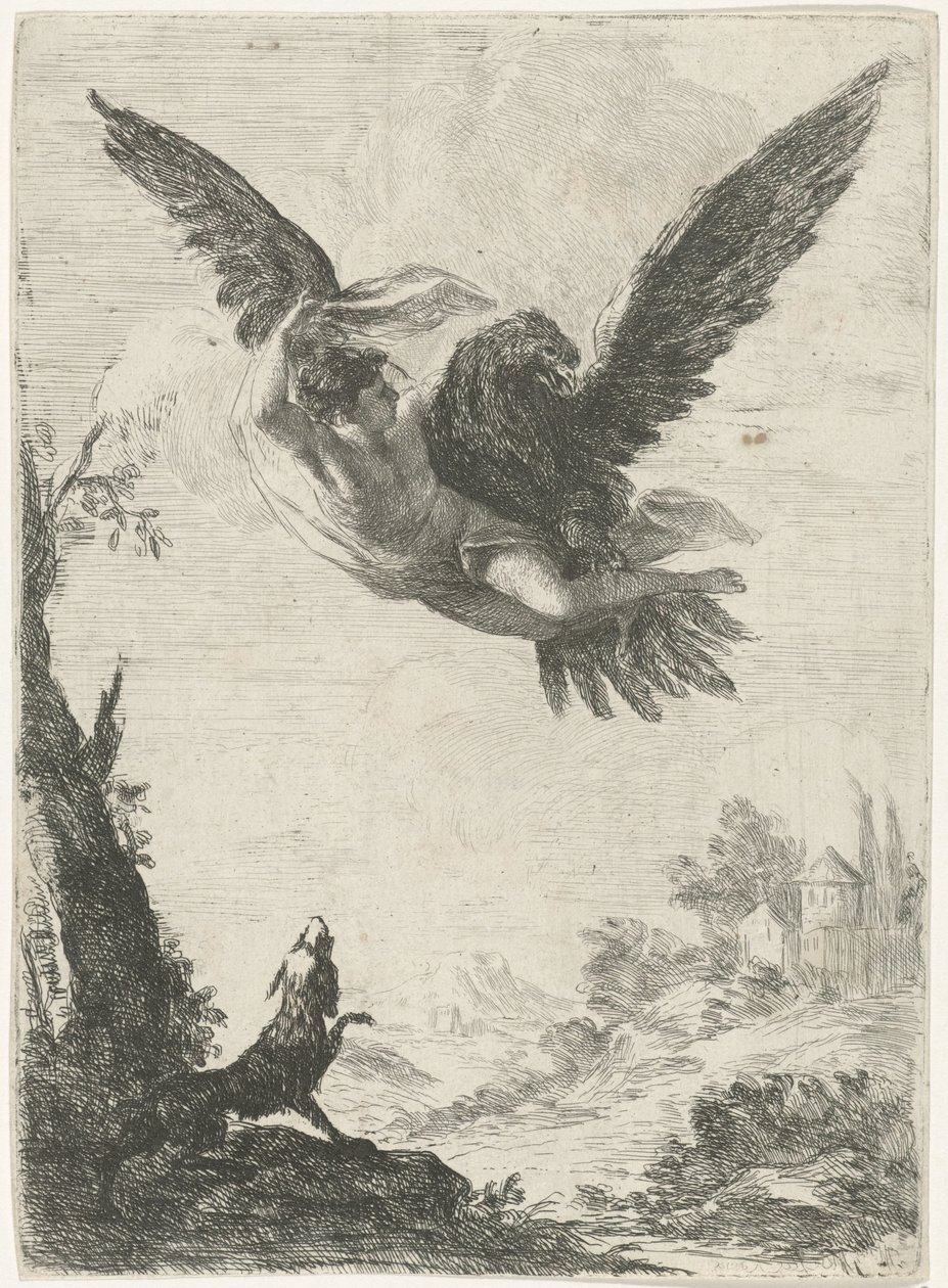 Jupiter unese Ganymede od Jan Miel