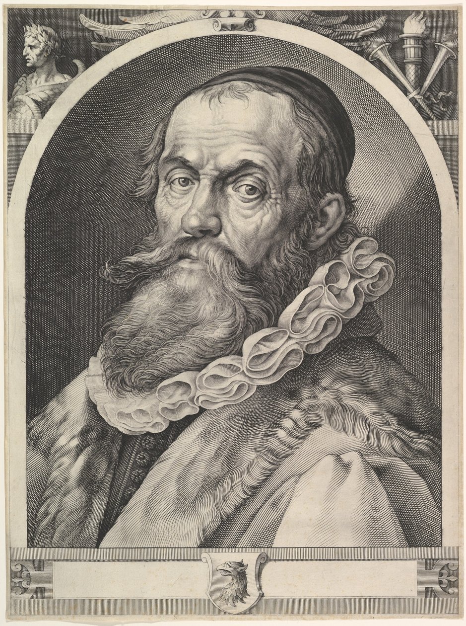 Portrét Hendricka Goltziuse, ca. 1617. od Jan Muller
