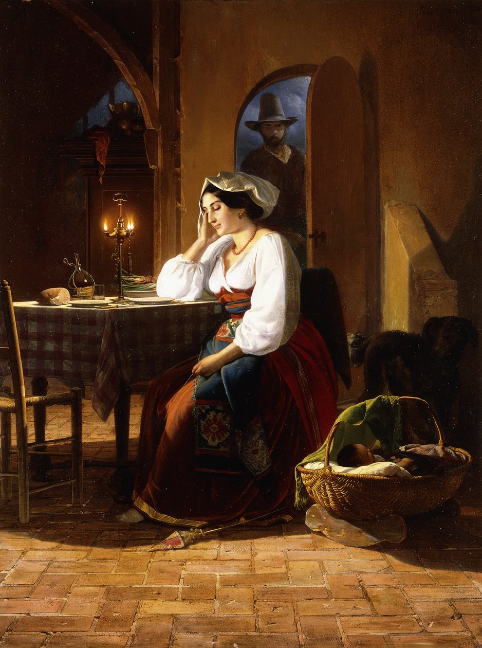 Pozdní domov, 1854 od Jan Philip Koelman