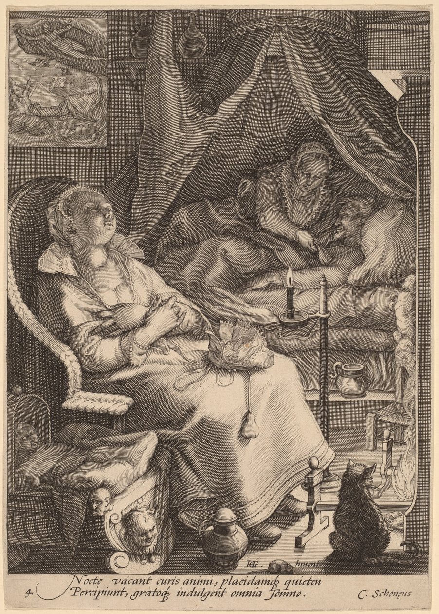 Noc od Jan Pietersz Saenredam, after Hendrik Goltzius