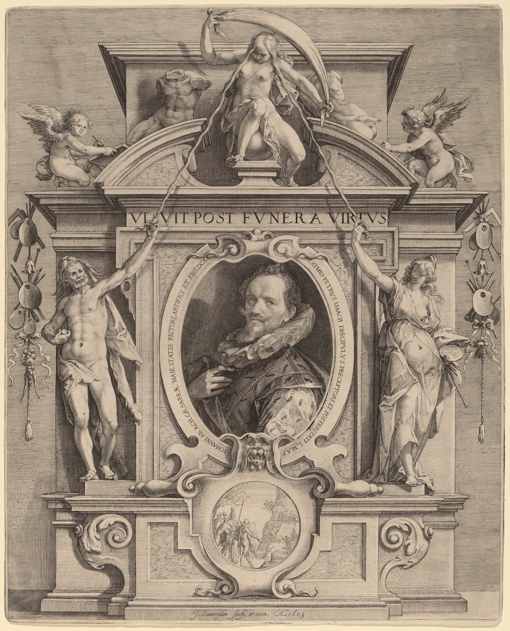 Hans van Aachen od Jan Pietersz Saenredam after Pieter Isaacz