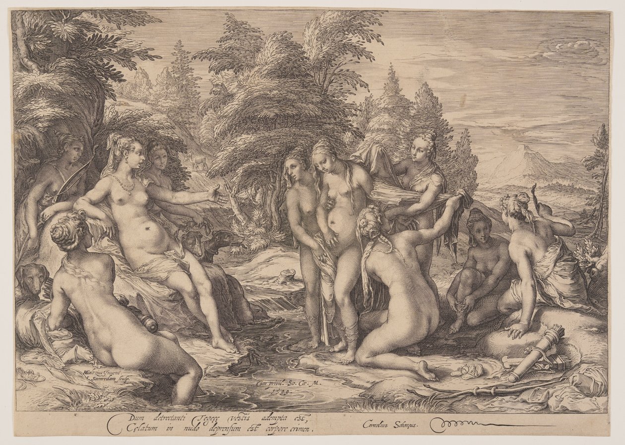 Diana a Callisto od Jan Saenredam