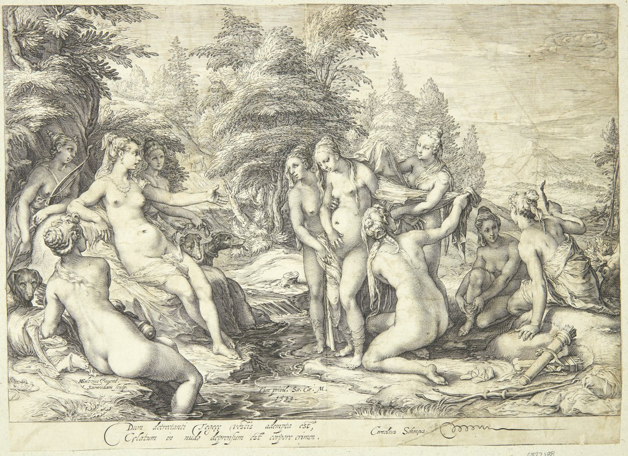 Diana a Callisto od Jan Saenredam