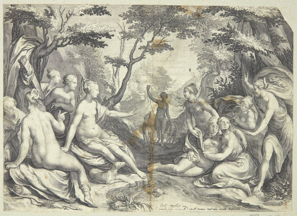 Diana a Callisto od Jan Saenredam