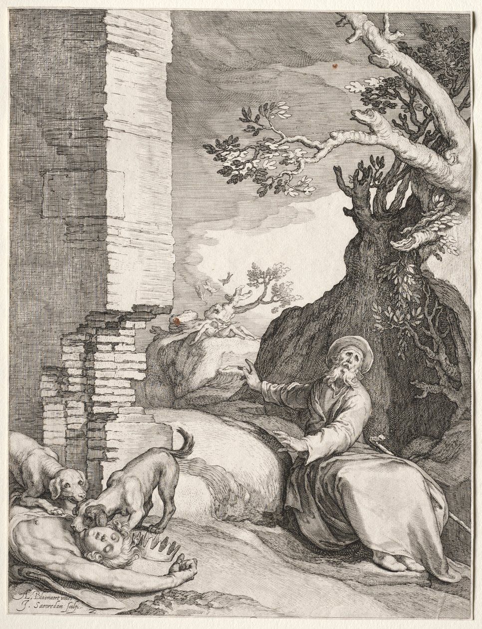 Předpověď Ahijah, 1604. od Jan Saenredam