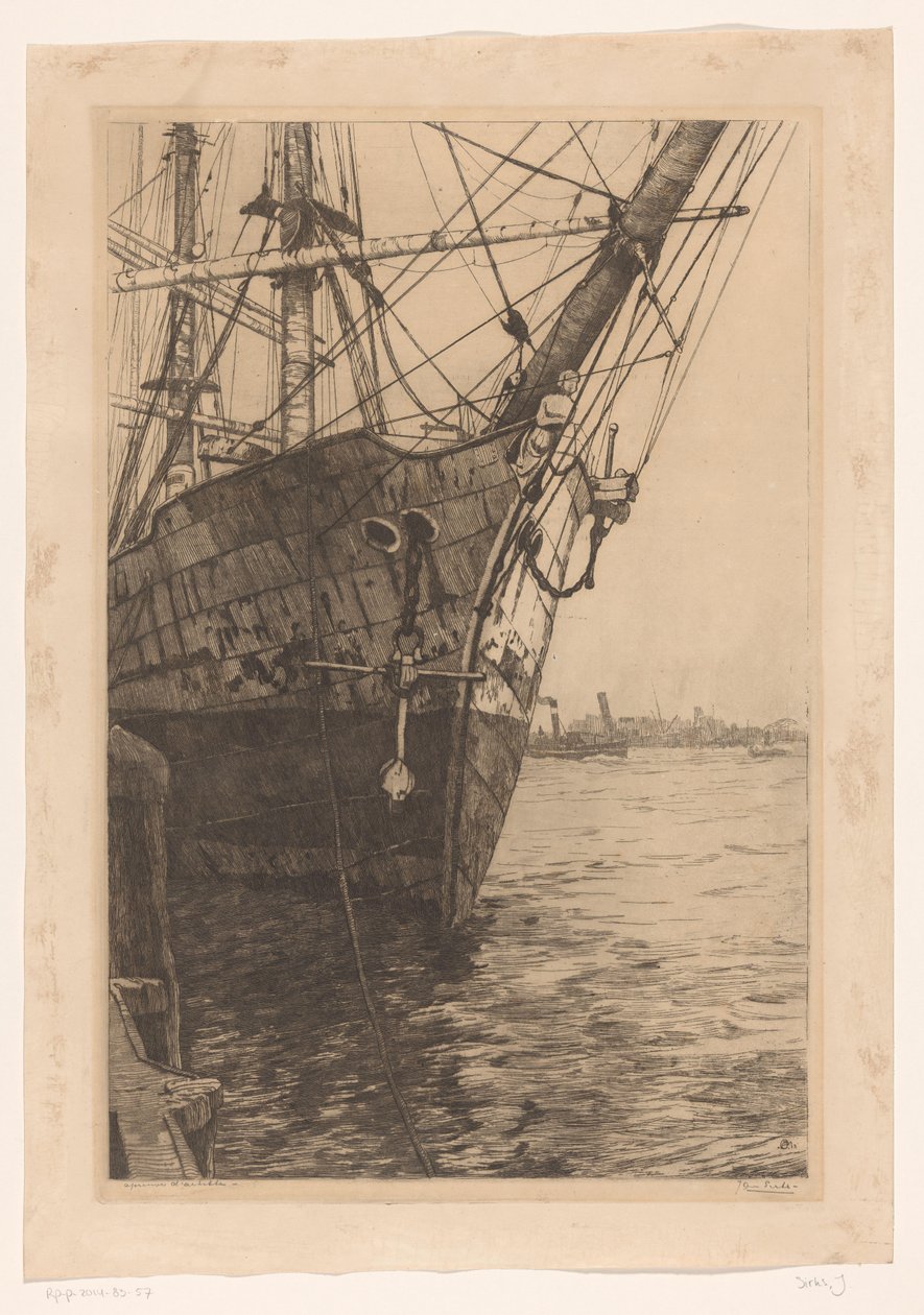 příď lodi od Jan Sirks (signed by artist)