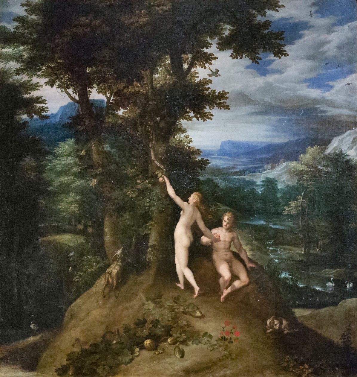 Prvotní hřích, asi 1586-89 (olej na plátně) od Jan Soens