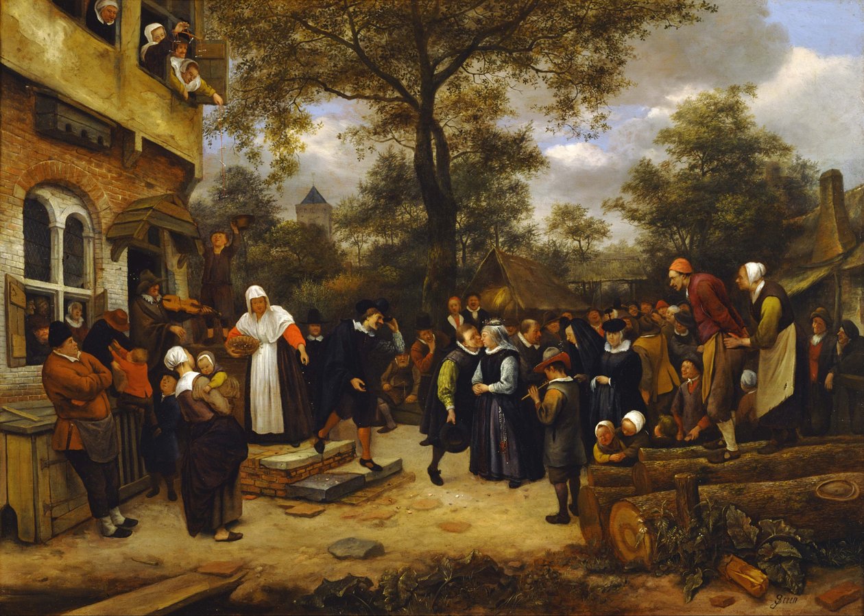 Vesnické sňatky od Jan Steen