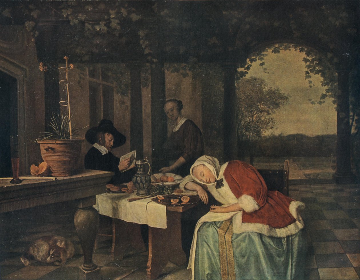 Po jídle od Jan Steen