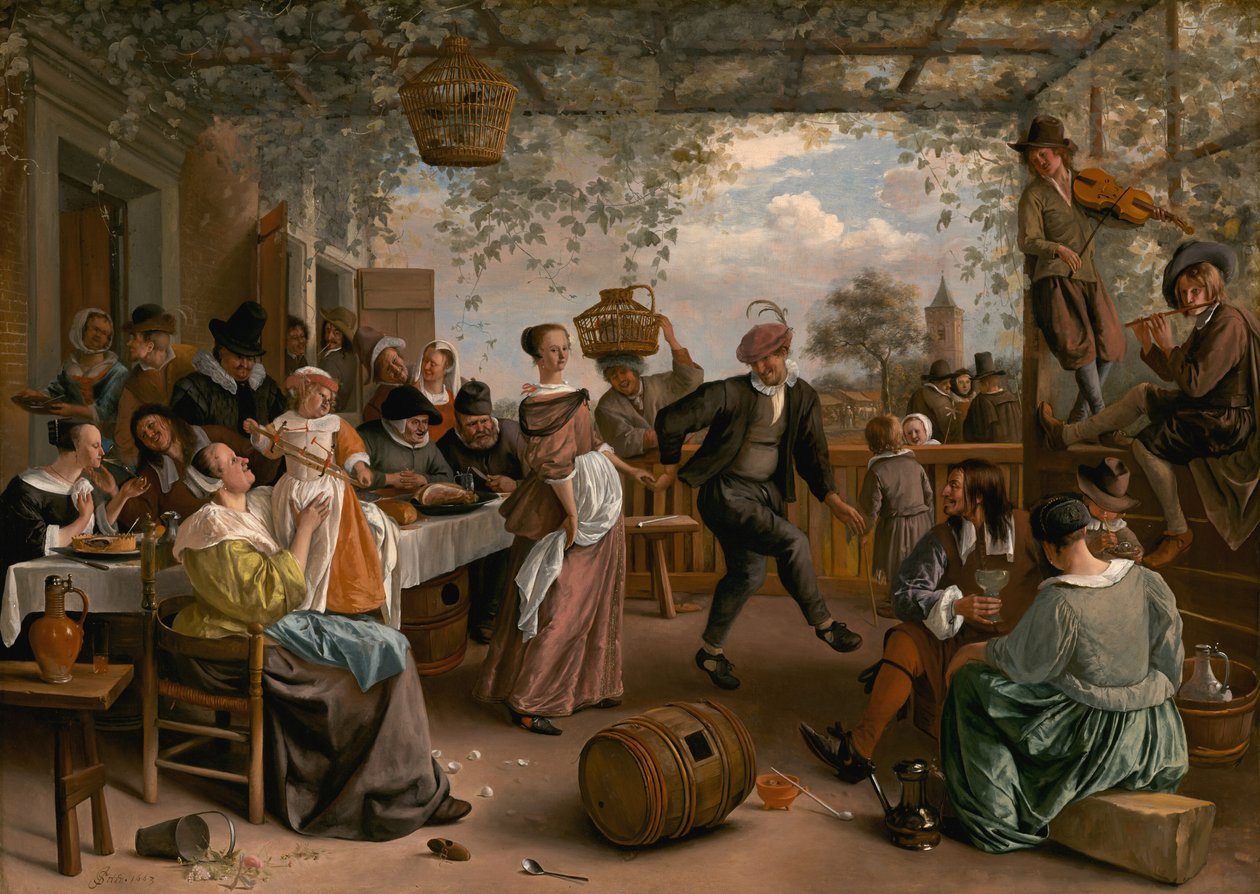 Taneční pár od Jan Steen