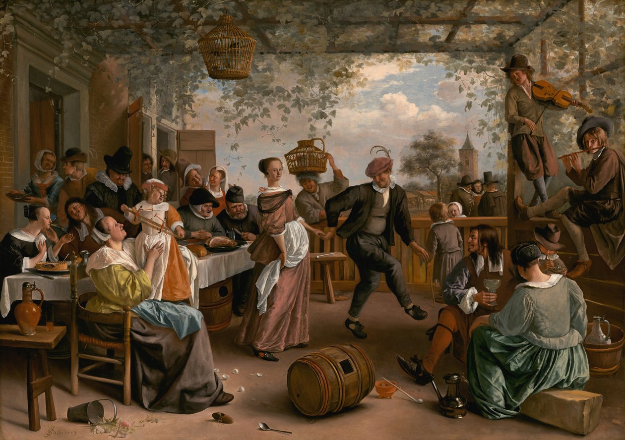 Taneční pár, 1663. od Jan Steen