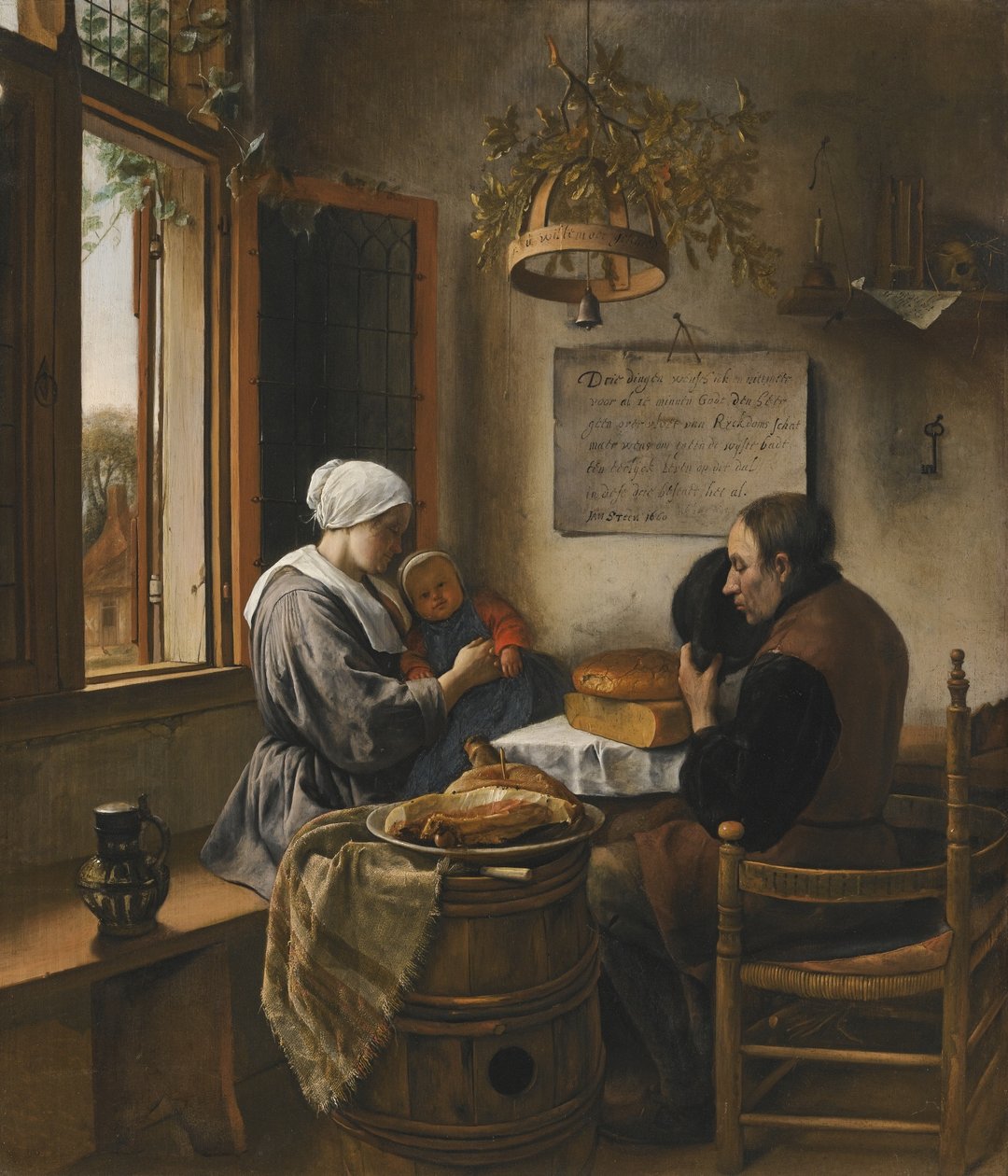 Modlitba před jídlem od Jan Steen
