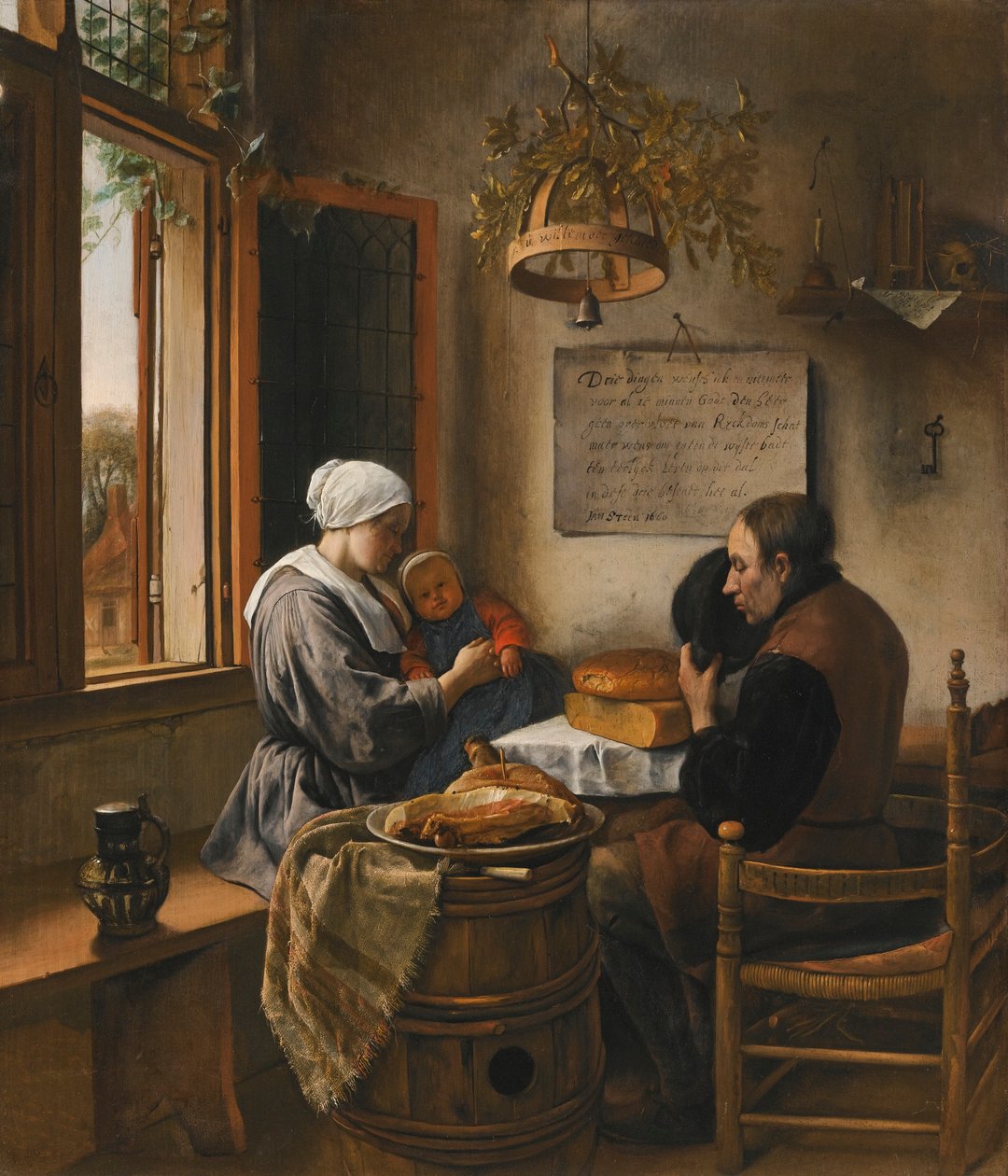 Modlitba před jídlem od Jan Steen