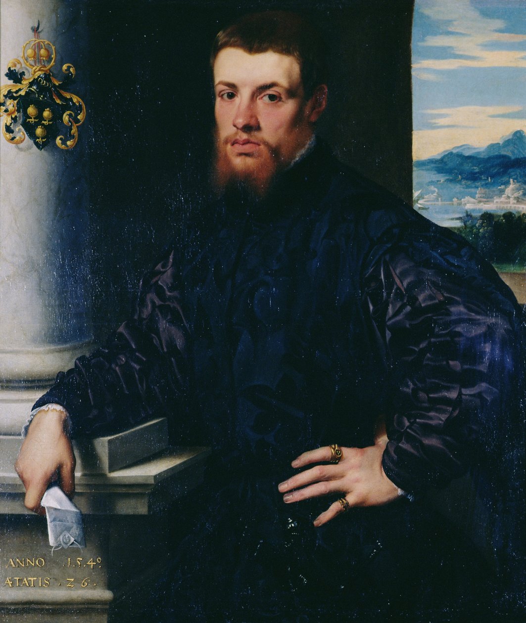 Melchior z Brauweileru (1515-69) 1540 od Jan Stephen van Calcar