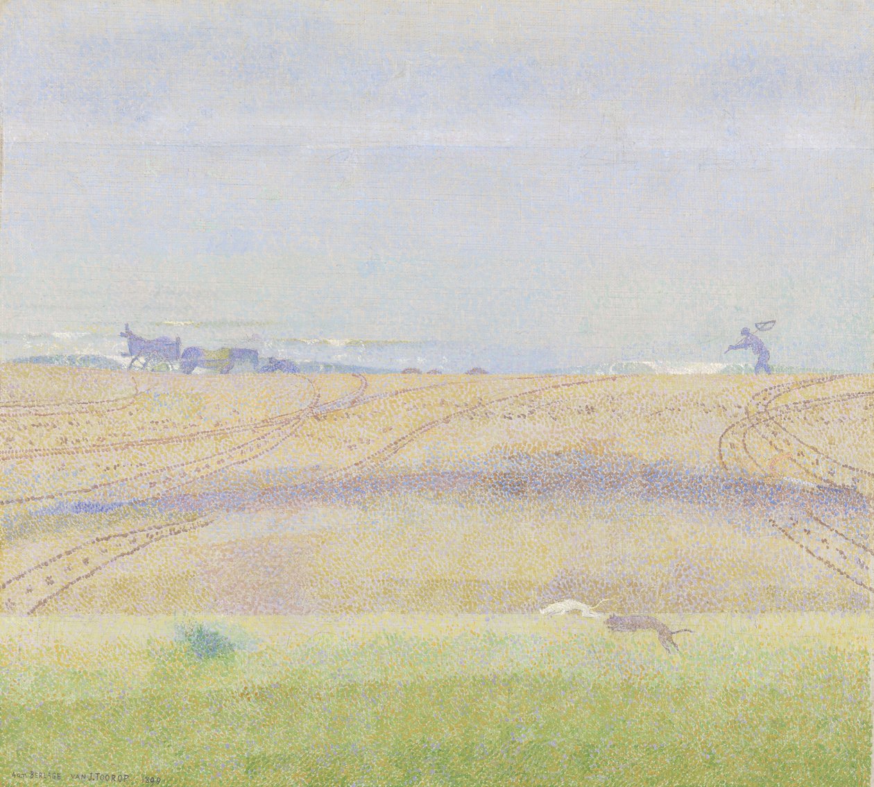 Mlžné moře od Jan Theodore Toorop