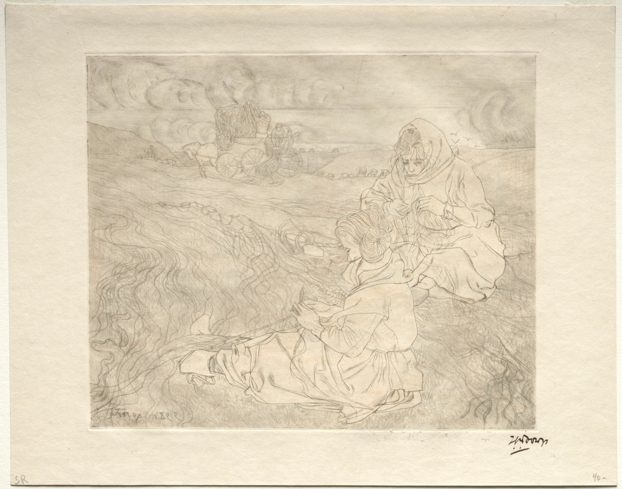 Net Menders, 1899. od Jan Toorop