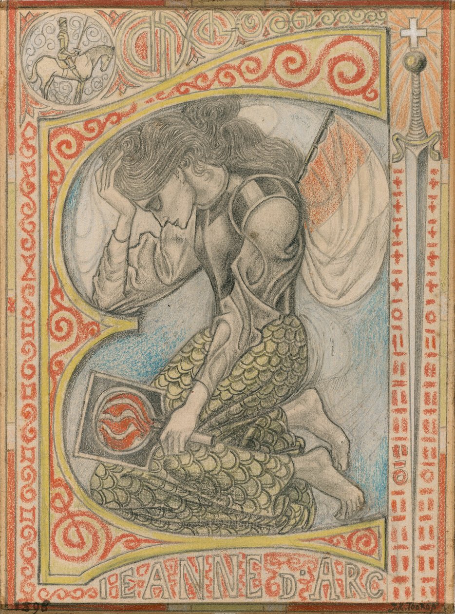 Johanka z Arku od Jan Toorop