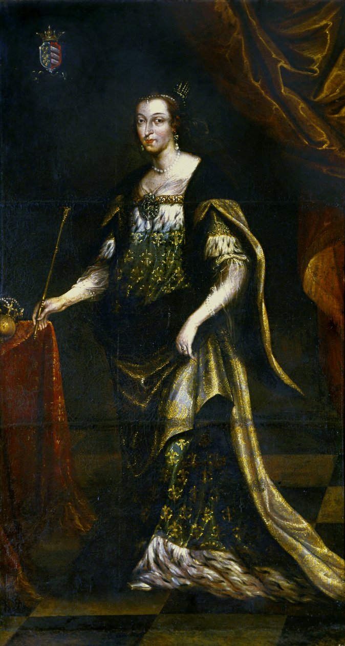 Portrét královny Jadwigy. od Jan Tricius