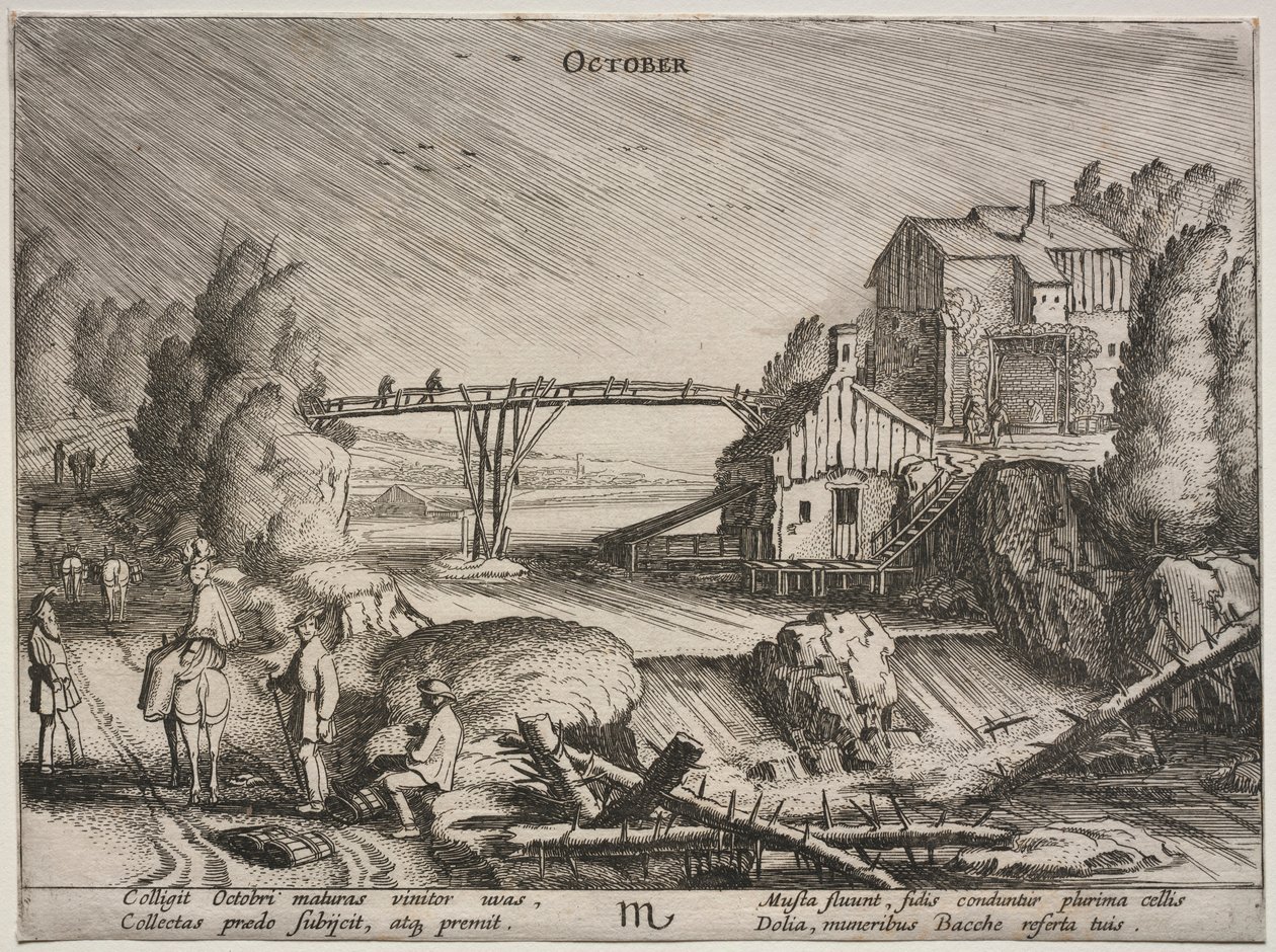 Dvanáct měsíců: říjen. od Jan Van de Velde