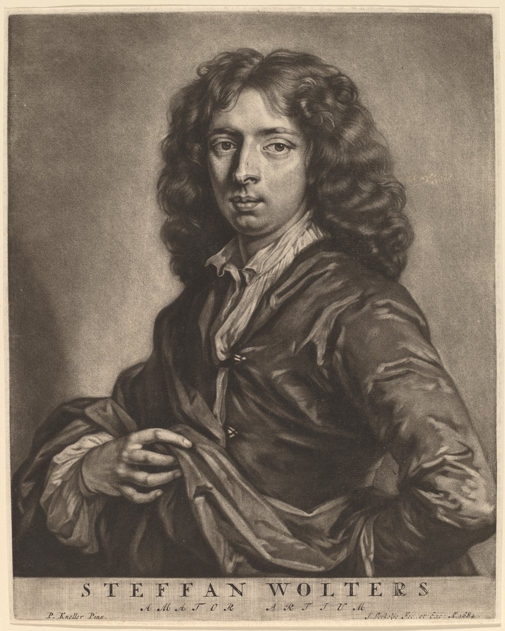 Steffan Wolters od Jan Verkolje I after Sir Godfrey Kneller