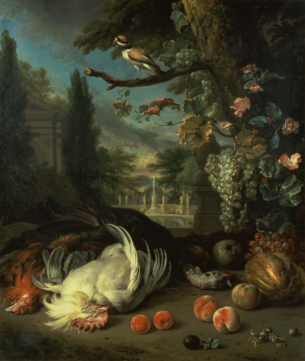 Mrtvá drůbež (olej na plátně) od Jan Baptist Weenix