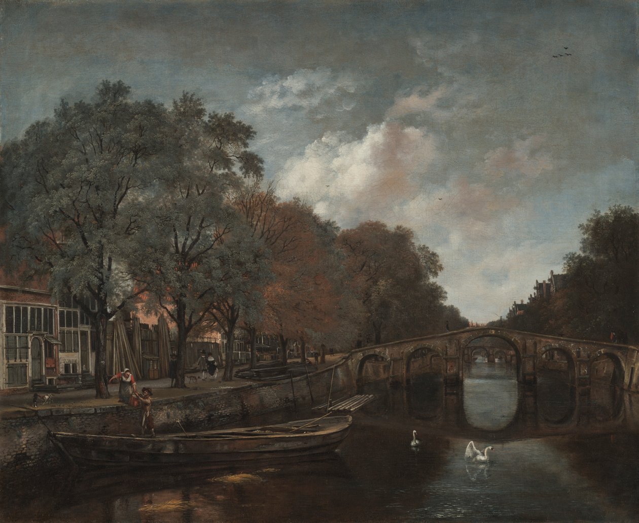 Herengracht, Amsterdam, c. 1661. od Jan Wijnants