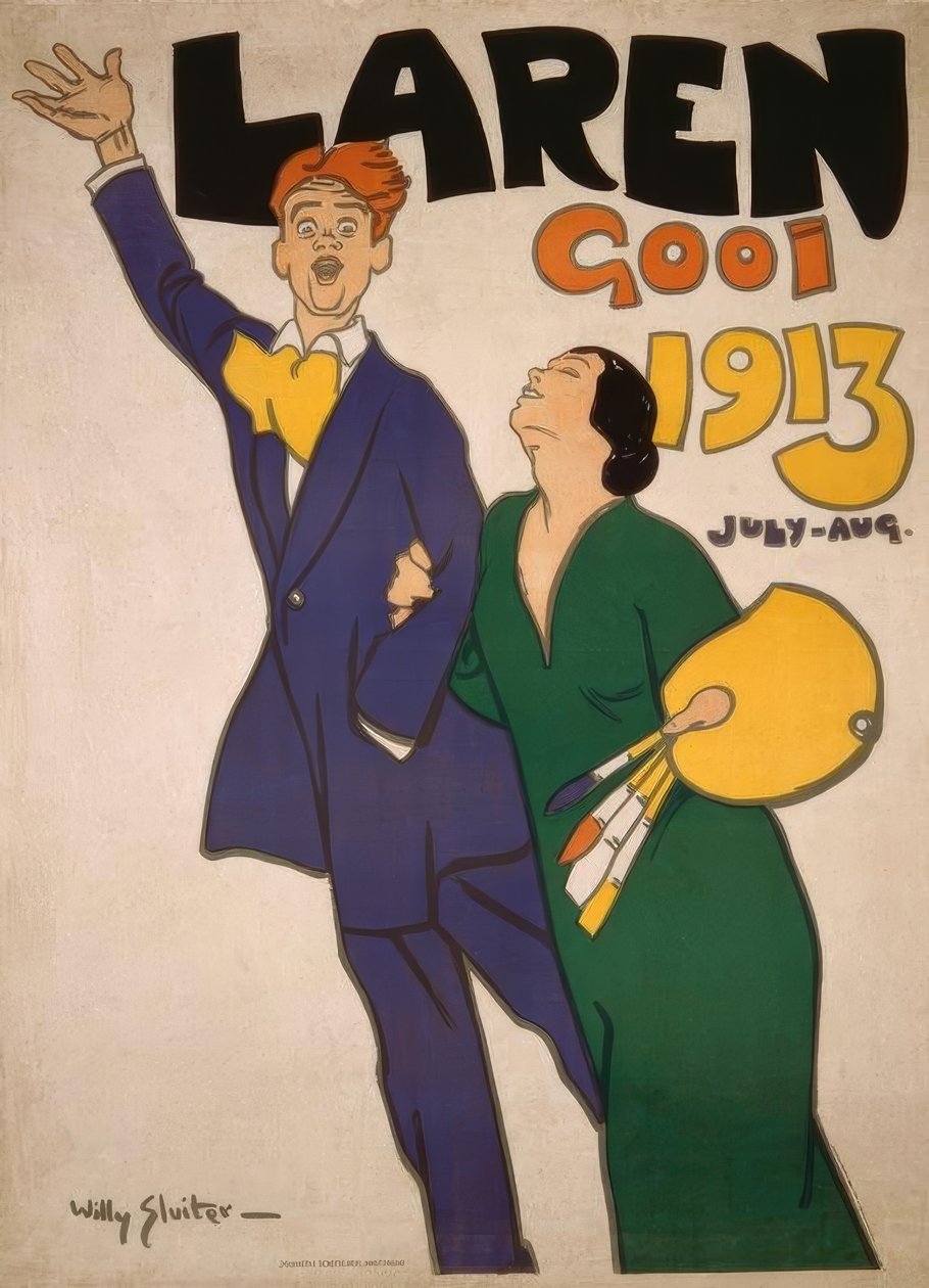 LAREN THROW 1913 ČERVENEC-SRPEN. od Jan Willem Sluiter