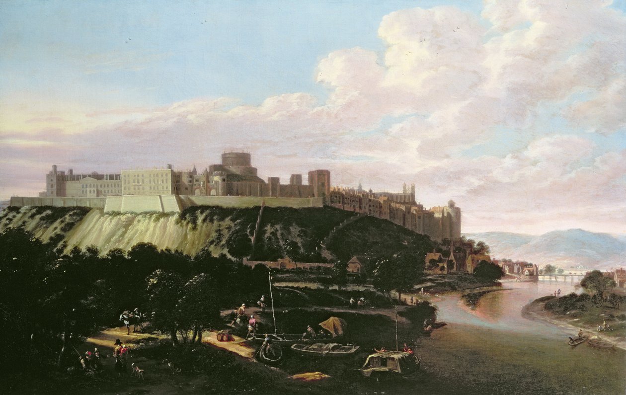 Windsorský zámek od Jan Wyck