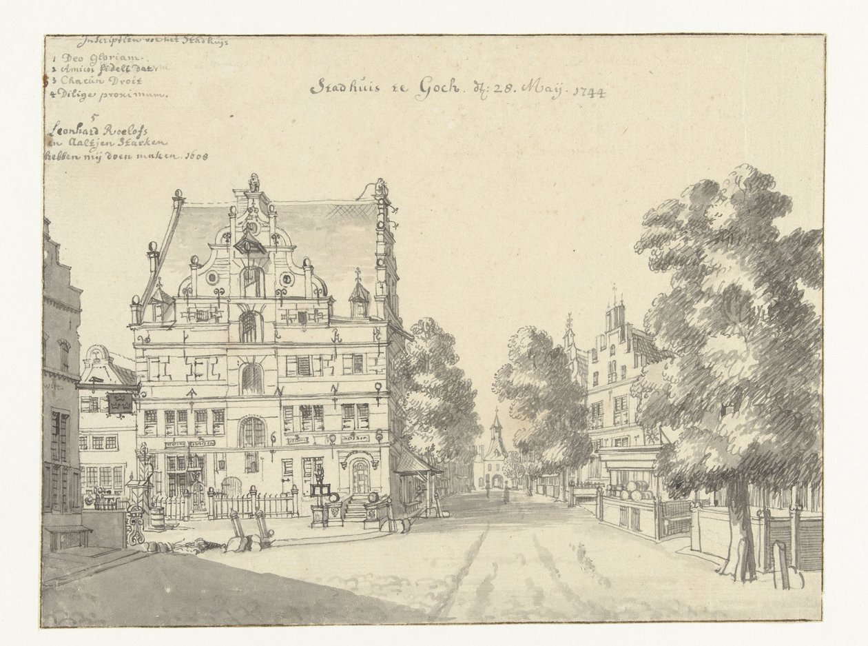 Radnice v Gochu od Jan de Beijer