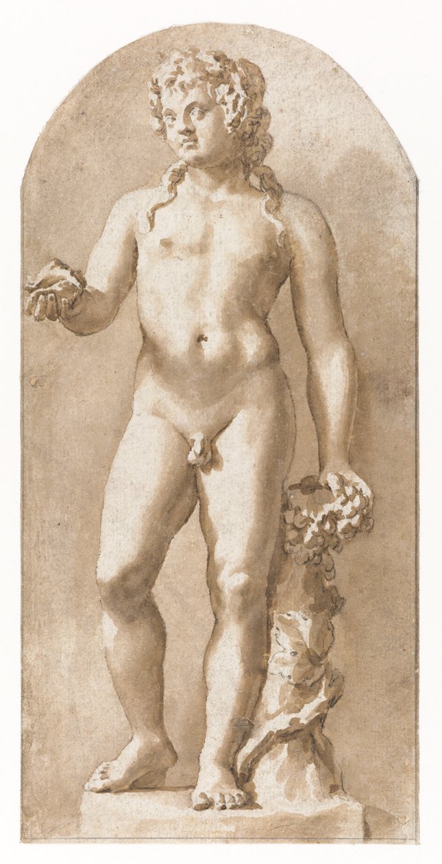 Mladý Bacchus stojící od Jan de Bisschop