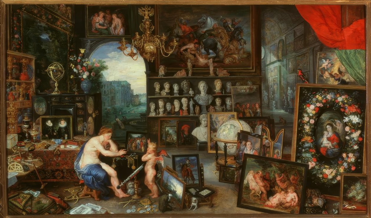 Obličej od Jan the Elder Brueghel
