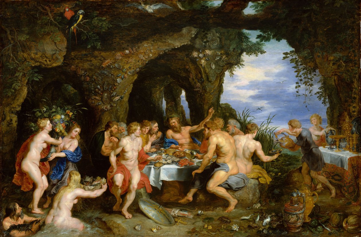 Svátek Acheloüs, kolem roku 1615 od Jan the Elder Brueghel
