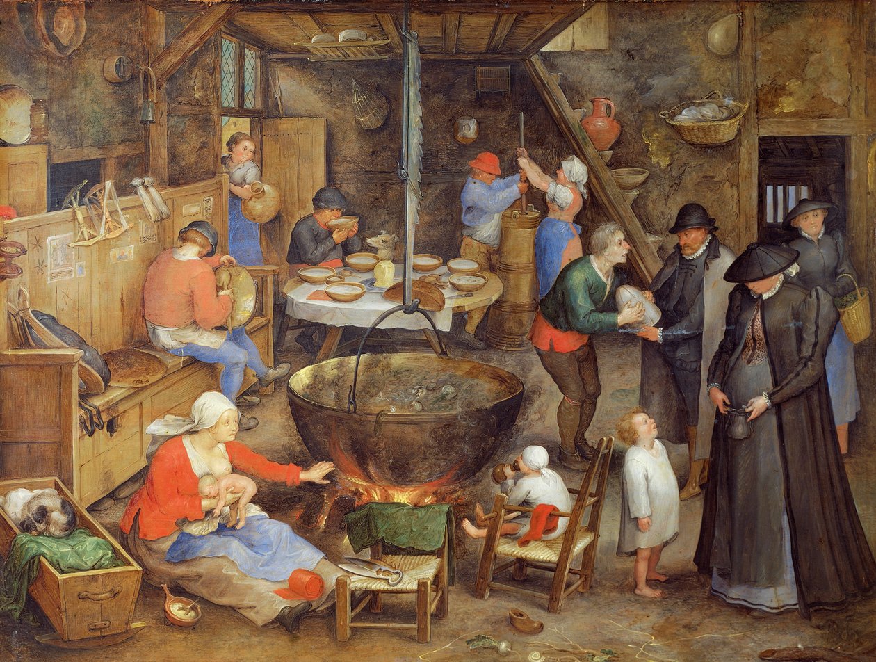 Návštěva farmy od Jan the Elder Brueghel