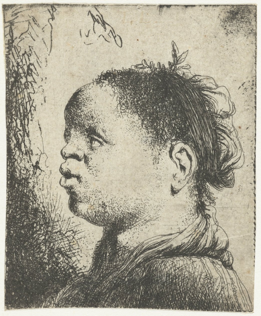 Černoška, cca 1650 (lept) od Jan the Elder Lievens